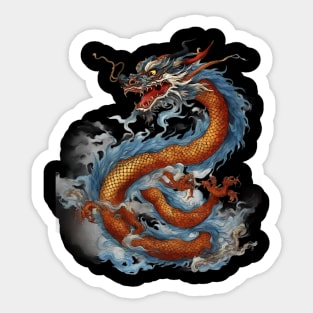 Dragon Drawing Sticker